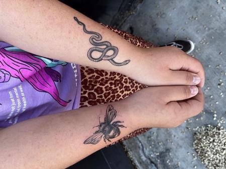 tattoos/ - Sadie Gabriella Bee and Snake - 144241